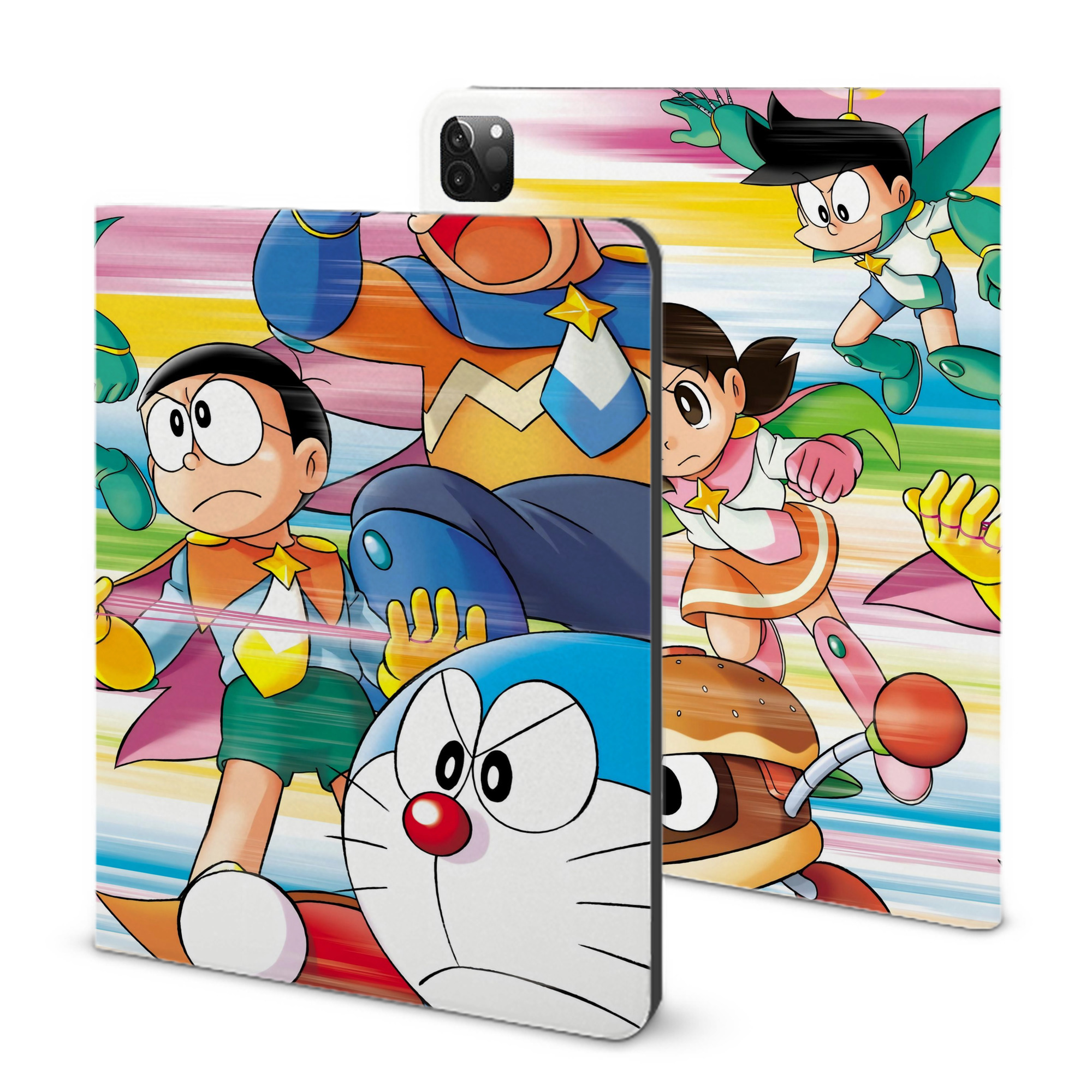 （画像用） ドラえもん Doraemon IPadケース ペンホルダー付き ブックスタイルデザイン